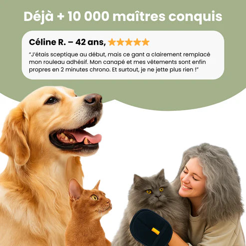 Gant et Brosse Anti-Poils