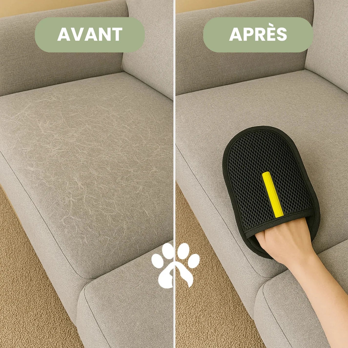 Gant Anti-Poils Réutilisable